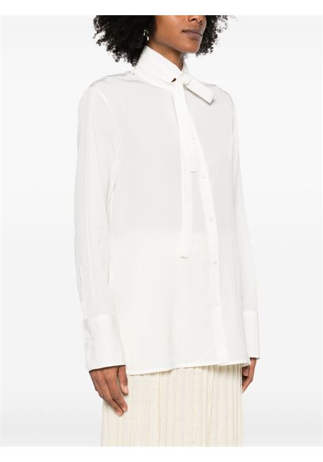 White bow-detail shirt Jil sander - women JIL SANDER | J01DL0143J65284101